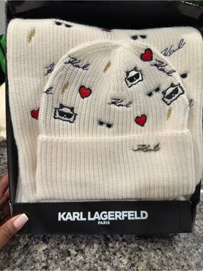 KARL LAGERFELD Silhouette Hat Signature Logo, Pin, Embroidery Adjustable NEW! Karl Lagerfeld | Accessories | Karl Lagerfeld Silhouette Hat  main image 3